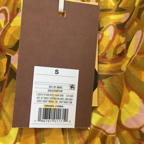 NEW WITH TAGS KIKA VARGAS FOR TARGET MUM FLORAL PUFF SLEEVE MINI DRESS - Picture 10 of 12